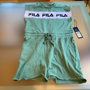 Fila Constanza Logo Romper Mint Green, sz M
